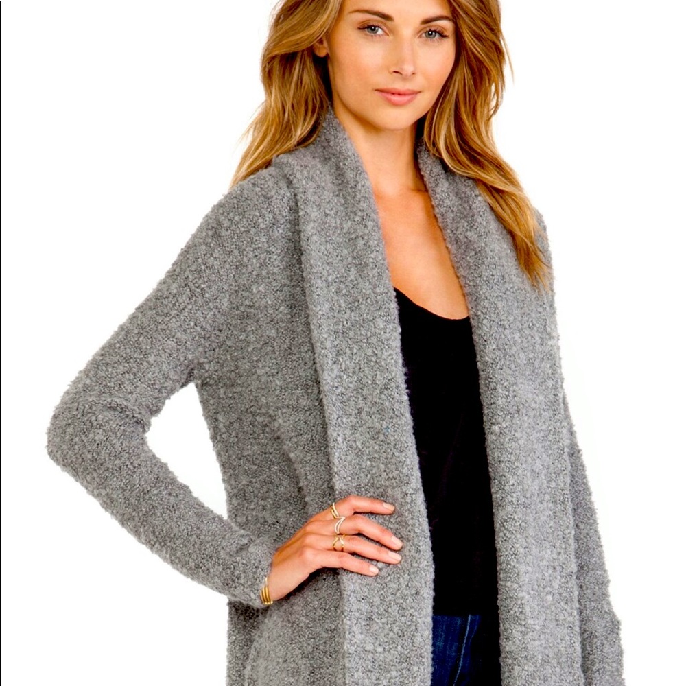 JOIE Sherpa duster in Grey O/S